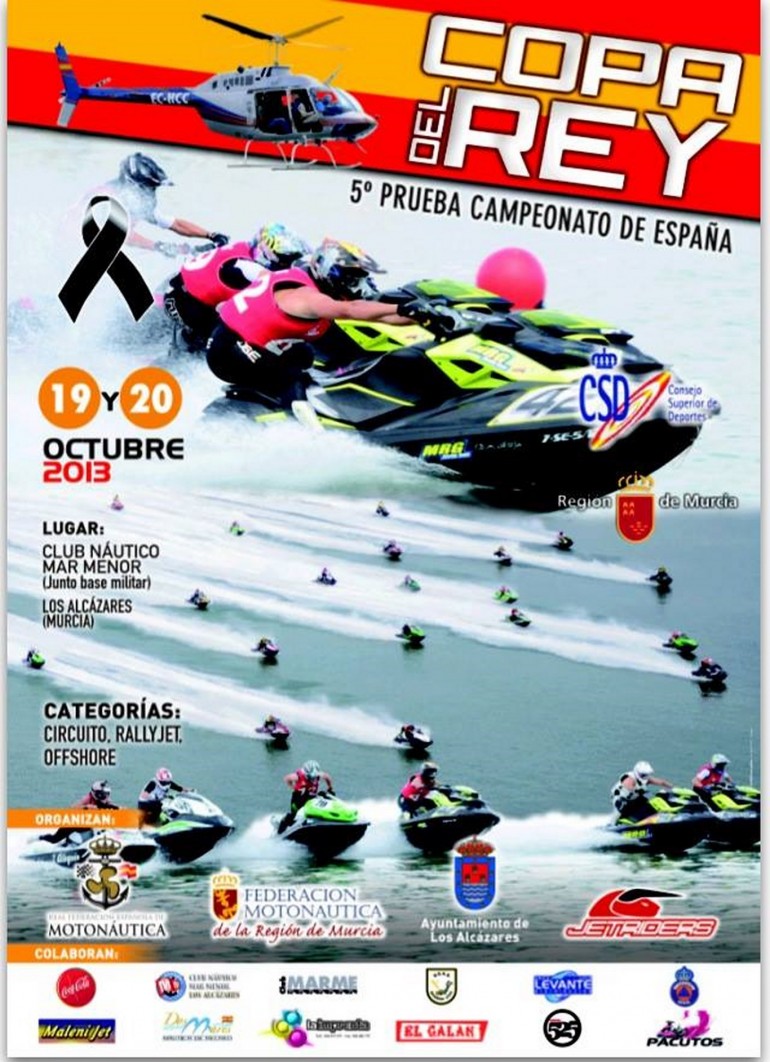 Este fin de semana, Copa del Rey y 5ª prueba del Campeonato de España de motos de agua en Los Alcázares