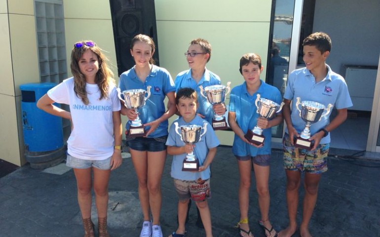 Gran éxito del equipo de Optimist en el II Trofeo Virgen del Carmen
