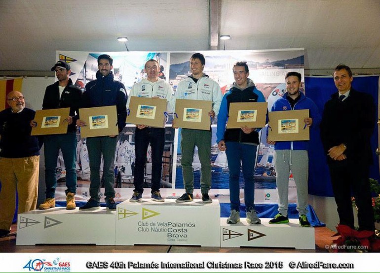 Jose Manuel Ruiz, Tercer clasificado en 40th Gaes Christmas Race Olympic and ISAF Youth Classes