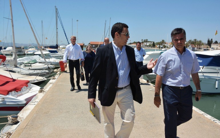 El nuevo Director General de Transportes, Costas y Puertos visita el CNMARMENOR